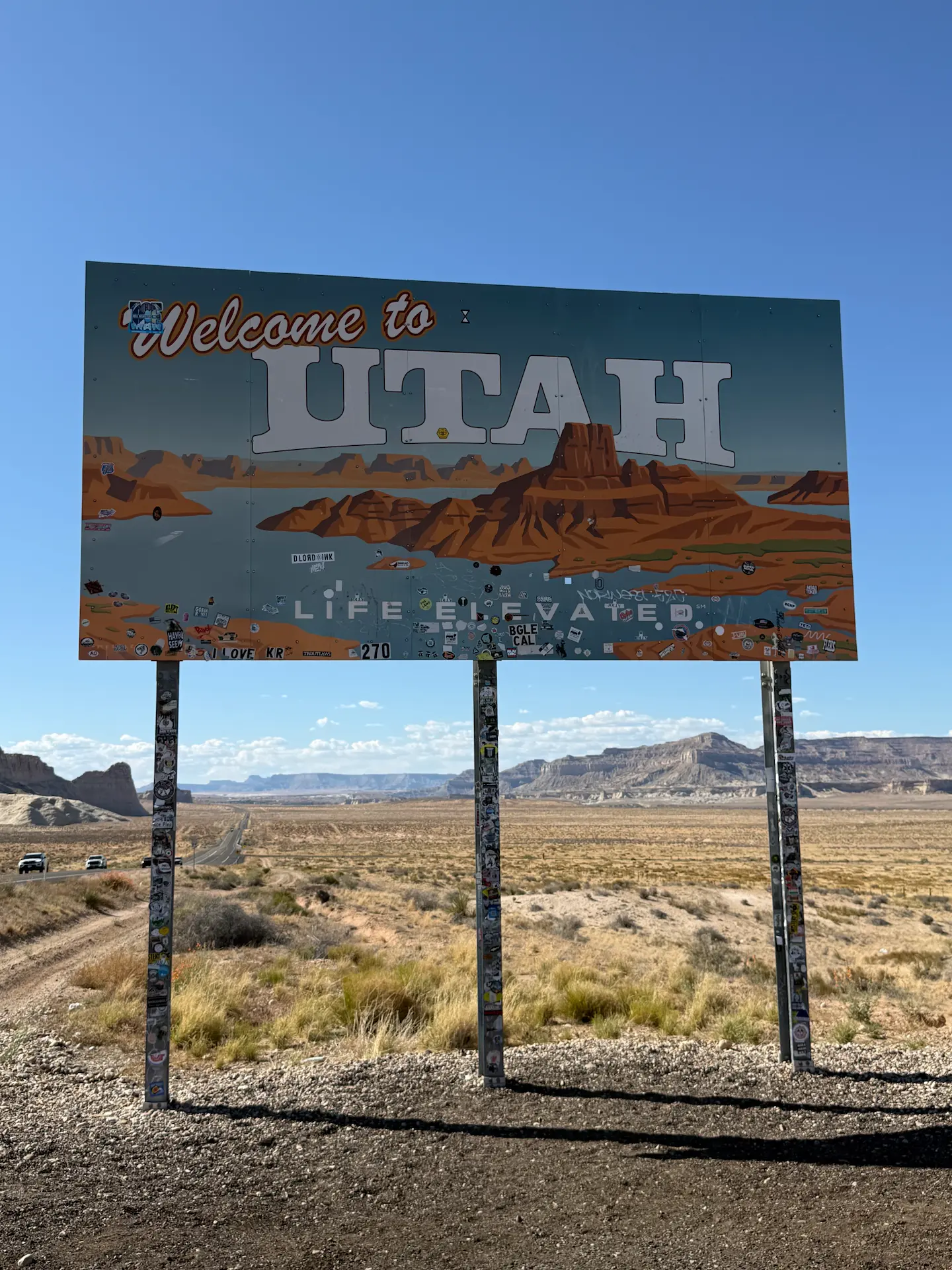 Cartello stradale “Welcome to Utah”